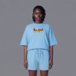 OEM/ODM 100% Cotton Women's Twin Set Custom