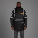 OEM Hi-Vis Reflective Safety Jacket Men's 100% Polyester