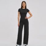 Custom Men's Plus Size Yoga T-Shirt and Wide Leg Pants