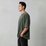 Hot Selling 100% Cotton Worsted Loose Fit Men's T-Shirts - Image 3