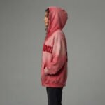 OEM Top Selling High Quality Acid Wash Fleece Front Hooded - Image 3