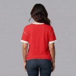 Customized 100% Cotton Crew Neck Women's Washed T-Shirt - Image 2