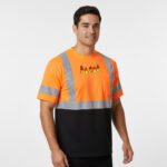 Hi-Viz Custom Class 2 Polyester Safety Shirt Men Reflective - Image 2