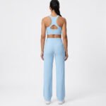 Custom Men's Solid Plus Size Seamless Yoga Set - Image 2