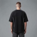 OEM/ODM Custom Oversized Piped T-Shirt - Image 2