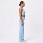 Custom Men's Solid Plus Size Seamless Yoga Set - Image 3