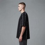 OEM/ODM Custom Oversized Piped T-Shirt - Image 3