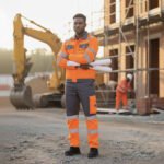 2025 Hi Vis Reflective Polyester Safety Vest for Men's Workwear