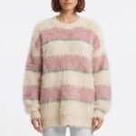 Latest Autumn Winter Mohair Pullover Sweater