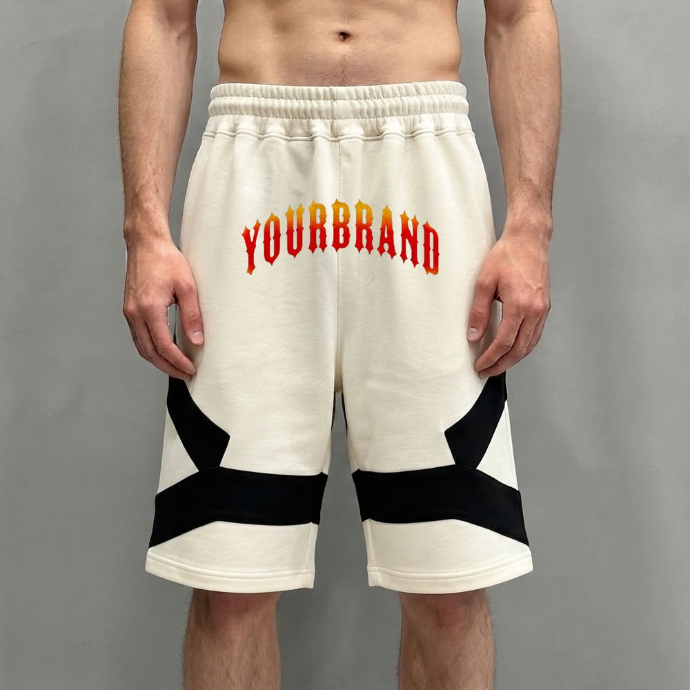 07 Clothing Manufacturer Custom Men's Solid Gym Short - Image 1