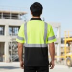 Hi-Vis ANSI Class 2 100% Polyester Waterproof LED Flash - Image 2
