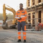 2025 Hi Vis Reflective Polyester Safety Vest for Men's Workwear - Image 3