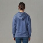 OEM Sun Faded Zip Hoodie Custom Screen Print Oversized - Image 3