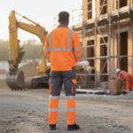 2025 Hi Vis Reflective Polyester Safety Vest for Men's Workwear - Image 2