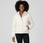 OEM Winter Quilted Puffer Slim Zip-Up Hooded Cotton
