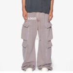 Hot Sale Custom Cargo Loose Fit Canvas Cargo Jogger