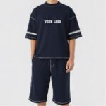 High Quality Men's Breathable Plus Size Short Set
