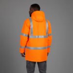 Hot Sale Custom Logo OEM Hooded Zip-Up Safety Jacket - Image 2