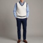 Men's V Neck Full Sleeve Knitted Sweater