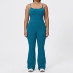 Men's Seamless Yoga Set Square Neck Spaghetti Strap