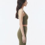 OEM Breathable V Back Sports Bra Crisscross Straps - Image 3
