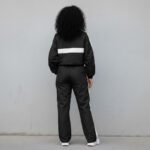New Fashionable 100% Cotton Winter Solid 2 Tone Streetwear - Image 2