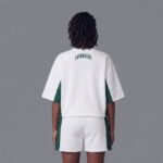 OEM/ODM 100% Cotton Women's Above Knee Solid 2 Piece Set - Image 2