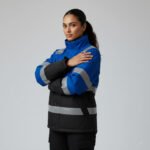 2026 Hi Vis Winter Workwear Safety Jacket Cotton Reflective - Image 3