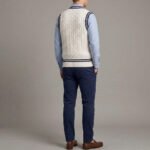 Men's V Neck Full Sleeve Knitted Sweater - Image 2