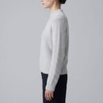 OEM Unisex Regular Fit Mohair Knit Sweater - Image 3