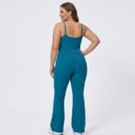 Men's Seamless Yoga Set Square Neck Spaghetti Strap - Image 2
