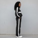 New Fashionable 100% Cotton Winter Solid 2 Tone Streetwear - Image 3