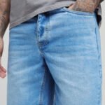 2026 Heavyweight 100% Cotton Baggy Denim Jorts - Image 3
