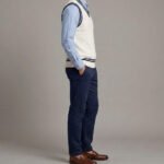 Men's V Neck Full Sleeve Knitted Sweater - Image 3