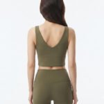 OEM Breathable V Back Sports Bra Crisscross Straps - Image 2