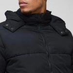 Men's Winter Puffer Jacket Detachable - Image 3
