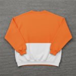 New Arrival Women's Crew Neck 2 Tone Sweatshirt - Image 2