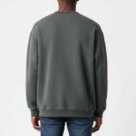 Top Trending Embroidered Custom Logo Crew Neck Sweatshirt - Image 2