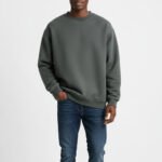 Top Trending Embroidered Custom Logo Crew Neck Sweatshirt - Image 3